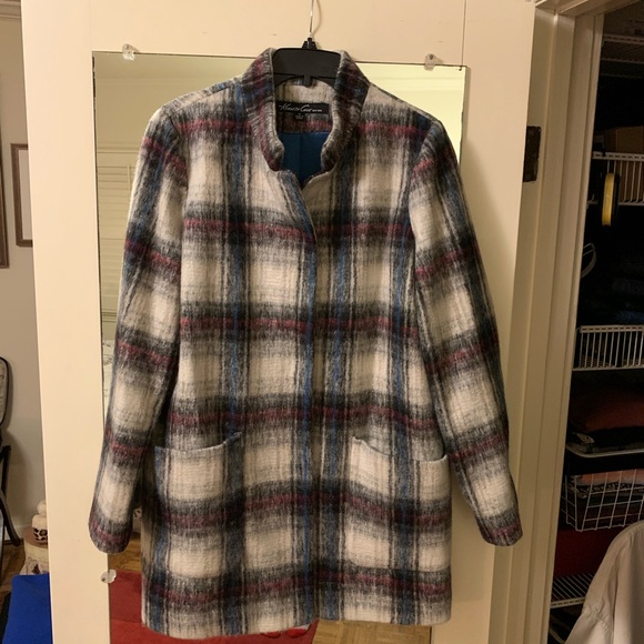 Kenneth Cole Plaid Coat - Picture 4 of 8